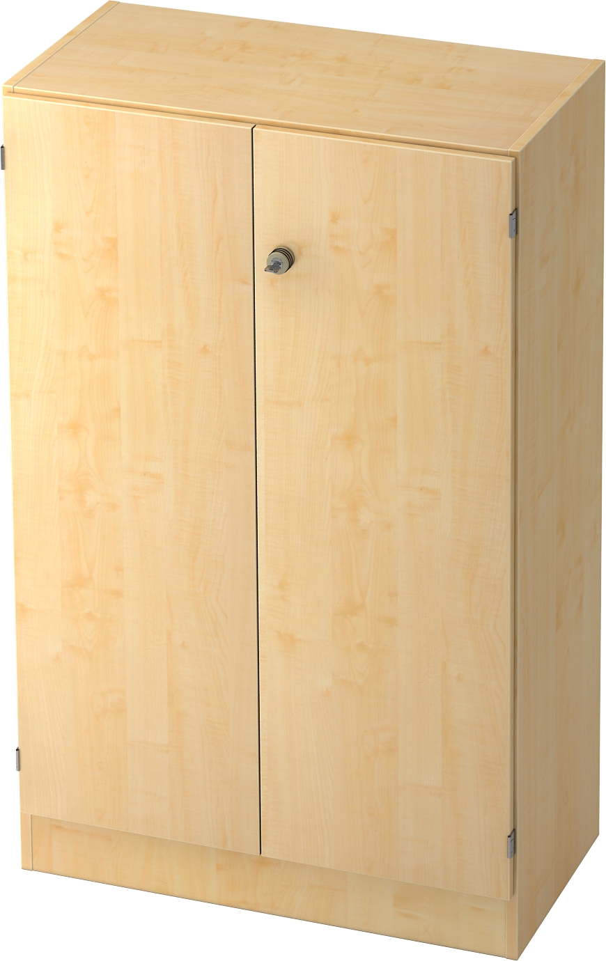 bümö® office Aktenschrank aus Holz für 3 Ordnerhöhen